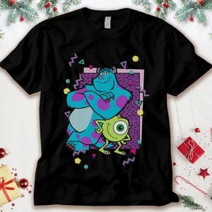 Disney Monsters Inc Mike And Sully 90's Style T-Shirt Unisex Adult T-shirt